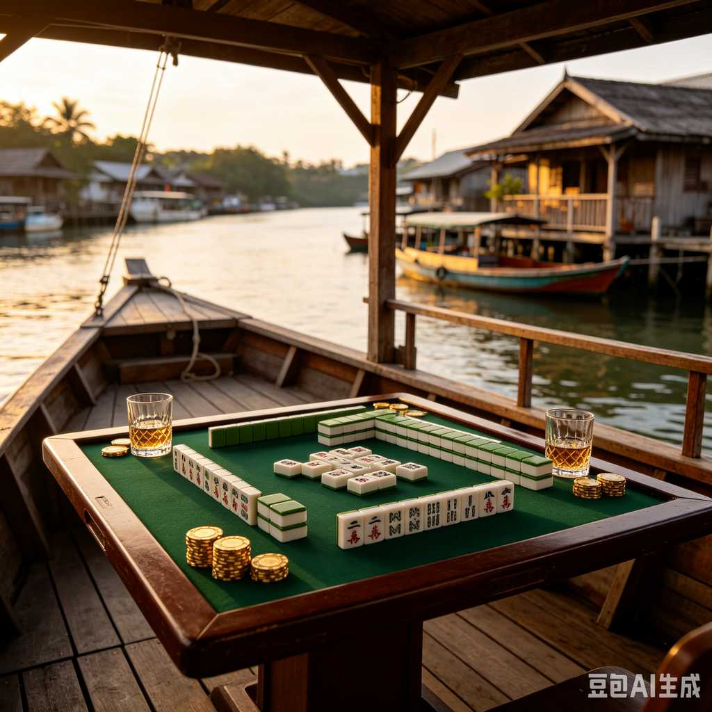 bamboo mahjong set