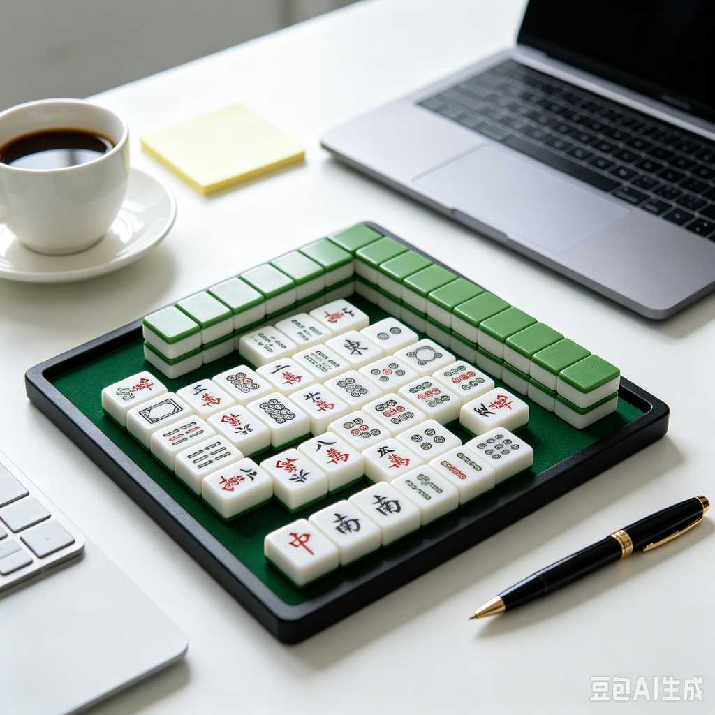 colorful mini mahjong tiles