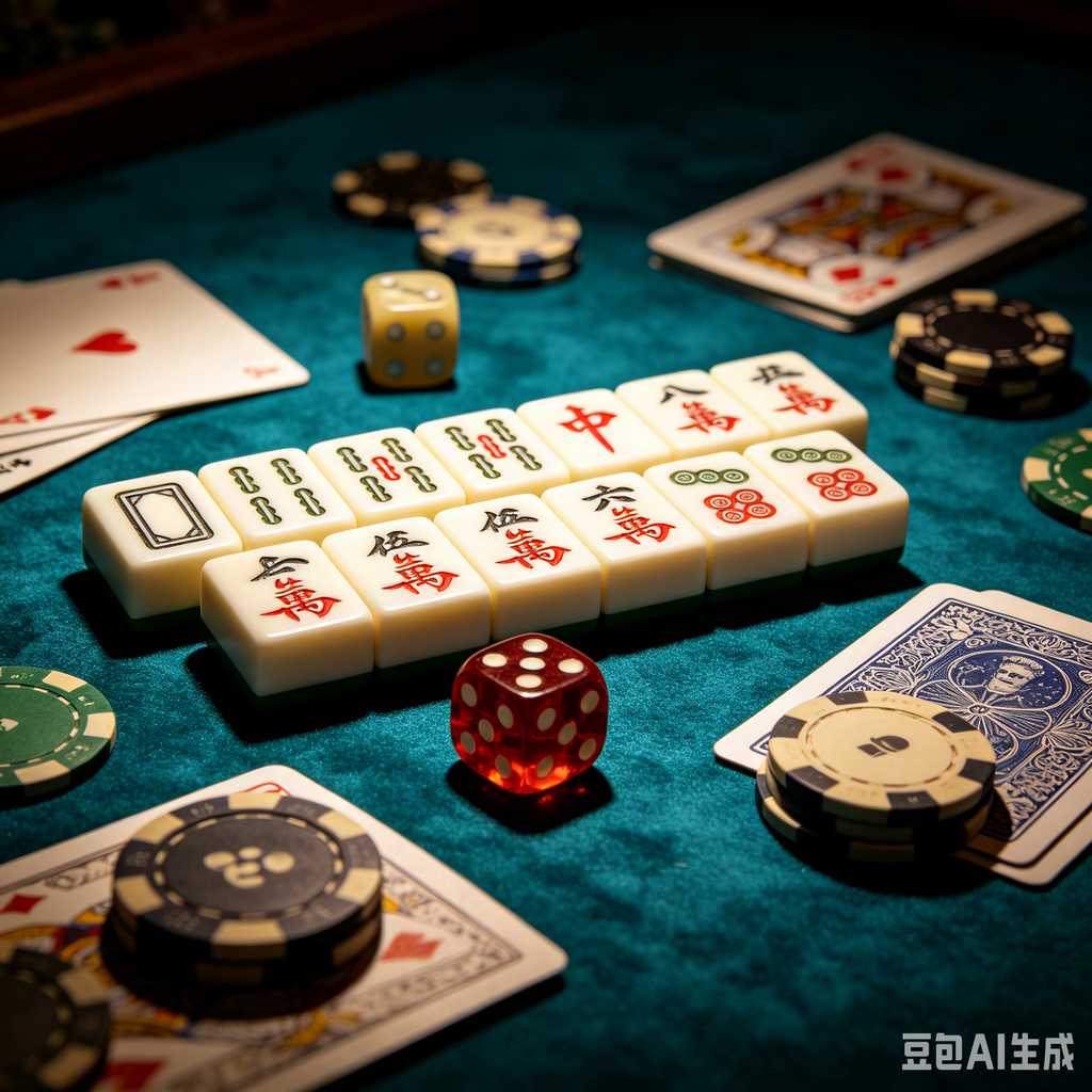 simulated ivory mahjong set