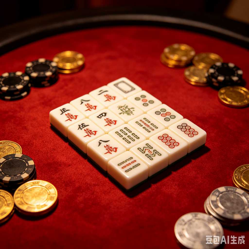 asian classic board game mahjong