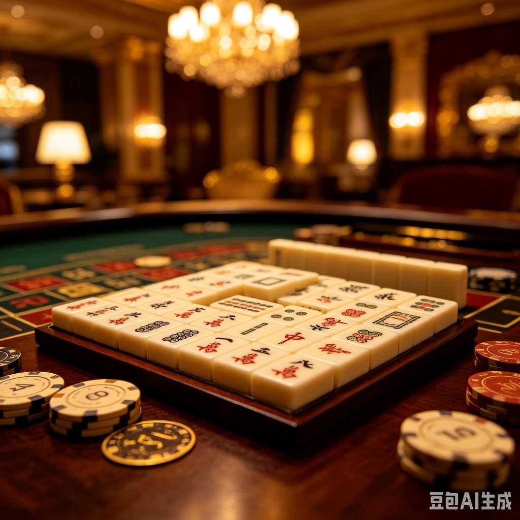 saturated color mahjong set print